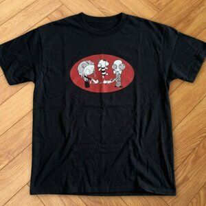 Black Roman Dirge Lenore Comic Characters Graphic T-Shirt Gothic Cartoon Scene